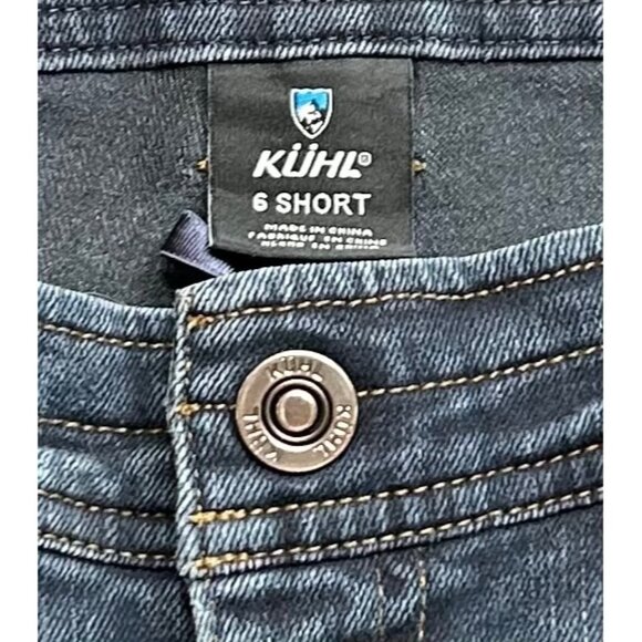 KÜHL Legendary Pants Women's Size 6 Short Straight Leg Stretch‎ Denim Jeans - Picture 3 of 10